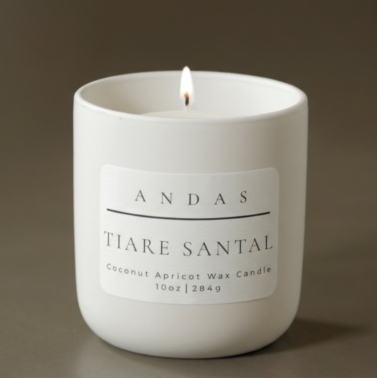 Tiare Santal - 10 oz Signature Candle